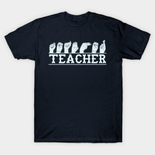 Sign language teacher ASL conversation T-Shirt