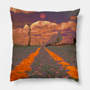 Road to Nowhere Pillow
