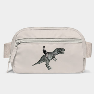 Lady and T rex dinosaurus Bag