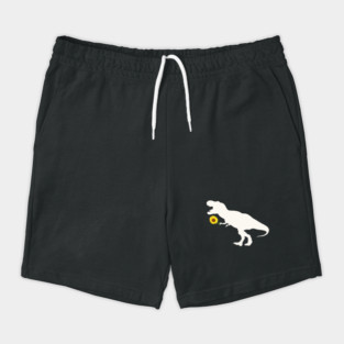 Sunflower and T rex dinosaur Shorts