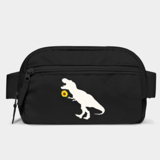 Sunflower and T rex dinosaur Bag