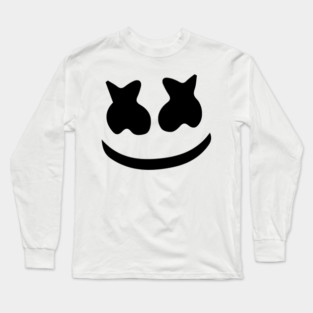 Marshmello Face Long Sleeve T-Shirt