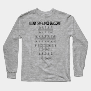 Elements of a Good Spaceship Long Sleeve T-Shirt