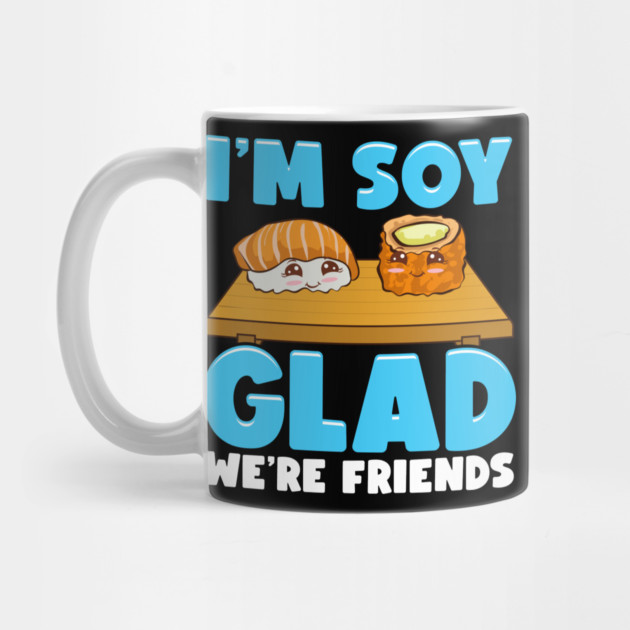 Funny Sushi and Wasabi Friends Pun Gift by creative