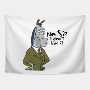 Mr. Horse Doesn't Like It Tapestry