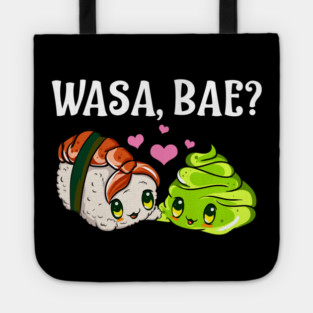 Wasa, Bae? Funny Sushi and Wasabi Gift Tote