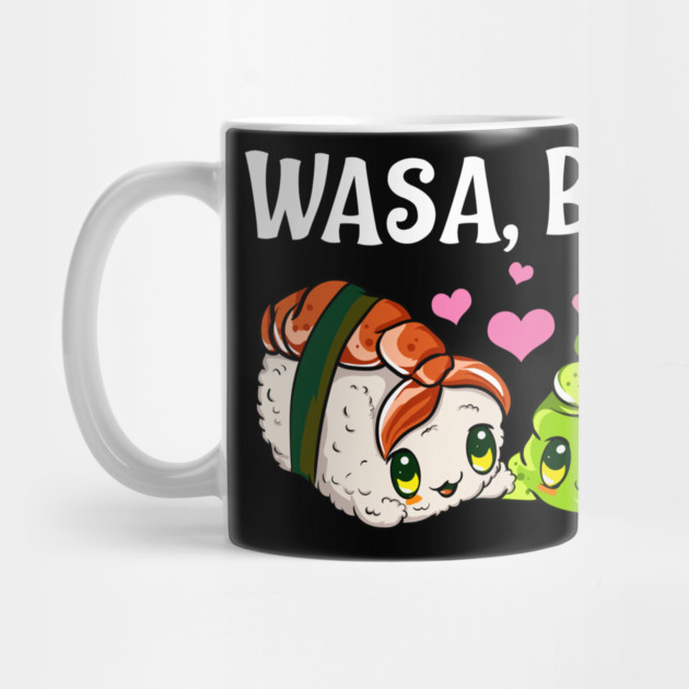 Wasa, Bae? Funny Sushi and Wasabi Gift by creative