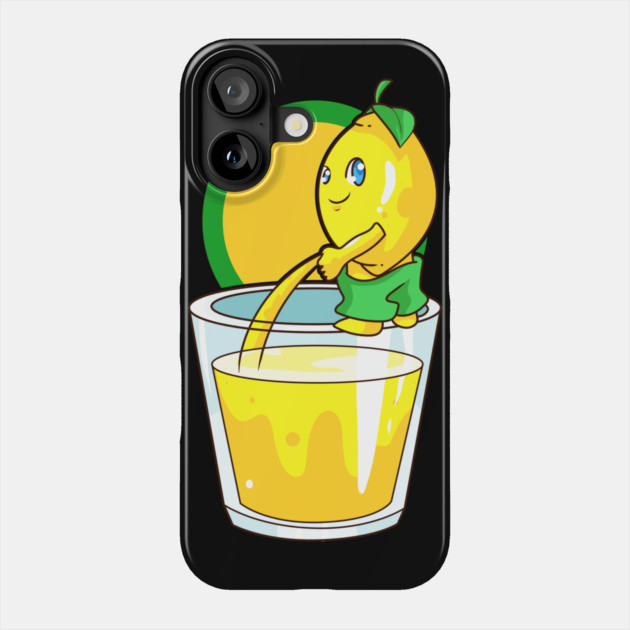 Kawaii Lemon Naughty Lemonade Pun Funny Gift Phone Case by creative