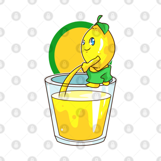 Kawaii Lemon Naughty Lemonade Pun Funny Gift by creative