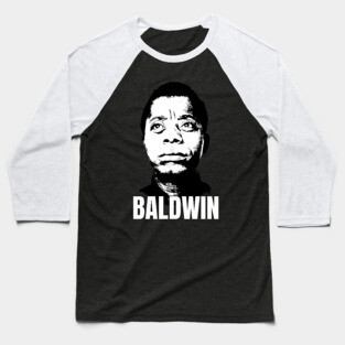 James Baldwin Portrait Baseball T-Shirt
