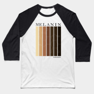 Melanin Baseball T-Shirt