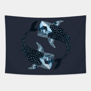 Whale Shark - Cornerupine Tapestry