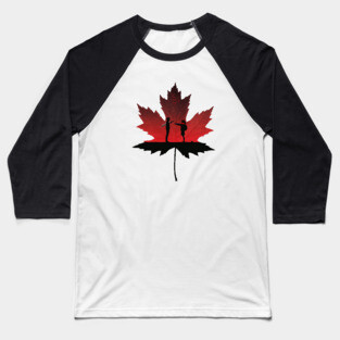 Goblin Maple Leaf Baseball T-Shirt