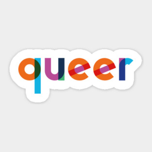 QUEER LGBTIQ+ PRIDE COMMUNITY Sticker