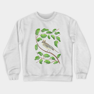 Watercolor summer bird Crewneck Sweatshirt