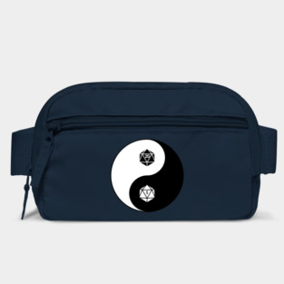 Yin Yang d20 dice Dungeons and Dragons Bag
