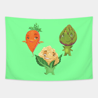 Vegetables Tapestry