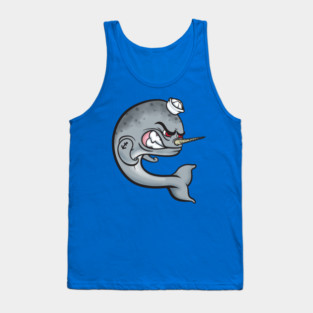 Angry Narwhal Tank Top