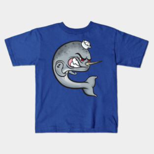 Angry Narwhal Kids T-Shirt
