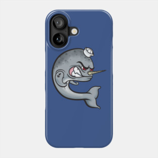 Angry Narwhal Phone Case