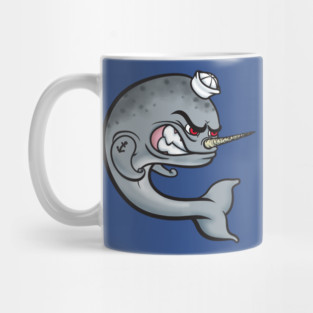 Angry Narwhal Mug