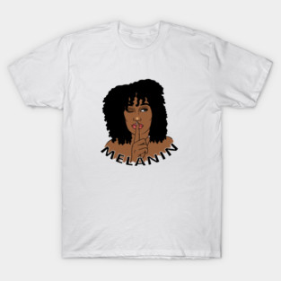 Afro Woman Melanin, Black Girl Magic T-Shirt