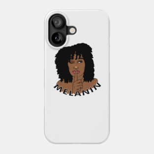 Afro Woman Melanin, Black Girl Magic Phone Case
