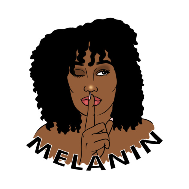 Afro Woman Melanin, Black Girl Magic by logiamerch