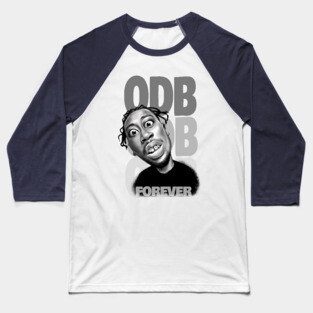 ODB Forever Caricature - Ol' Dirty Bastard Baseball T-Shirt