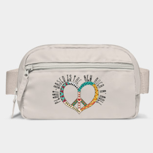 Cool Retro Heart for the Plant-based, Vegetarian or Vegan Bag