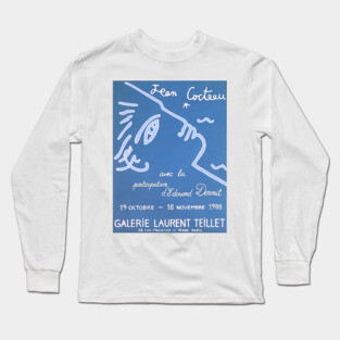 Jean Cocteau Exhibition Poster Long Sleeve T-Shirt