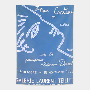 Jean Cocteau Exhibition Poster Tapestry