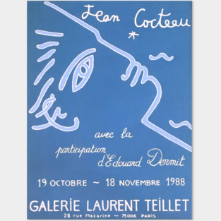 Jean Cocteau Exhibition Poster Posters and Art