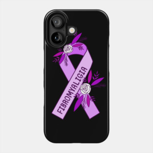 Fibromyalgia Awareness Ribbon Phone Case