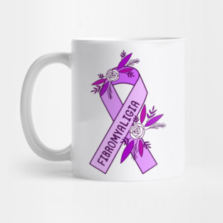 Fibromyalgia Awareness Ribbon Mug