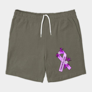 Fibromyalgia Awareness Ribbon Shorts