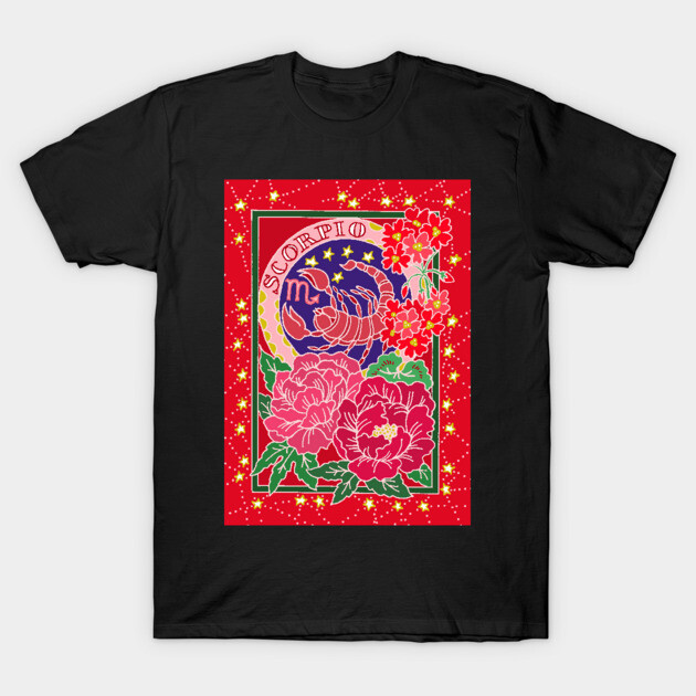 Scorpio zodiac T-Shirt by KBMorgan