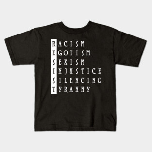 Resist : 45th president political protest Kids T-Shirt