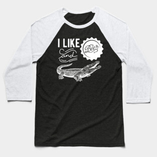 I Like Beer and crocodile t shirts for menwomen  Alligator Baseball T-Shirt