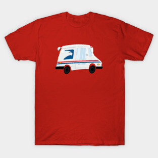 Cute Mail Truck Design T-Shirt