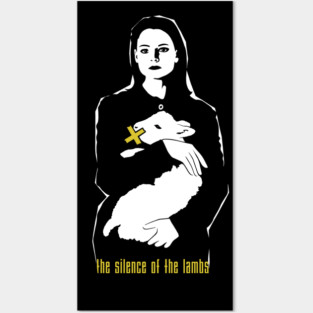 Silence of the Lambs black Posters and Art
