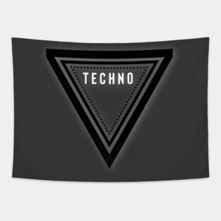 Techno logo Tapestry