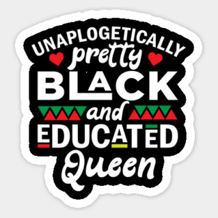 Black and Educated Queen, Black Lives Matter, Black History, Equality, Diversity, Civil Rights Magnet