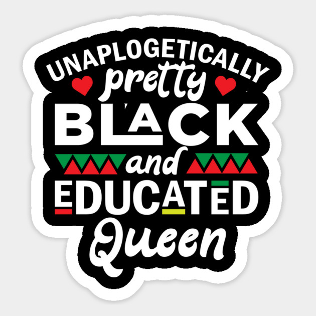 Black and Educated Queen, Black Lives Matter, Black History, Equality, Diversity, Civil Rights Magnet by UrbanLifeApparel