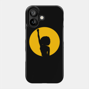 Black Power Fist Phone Case