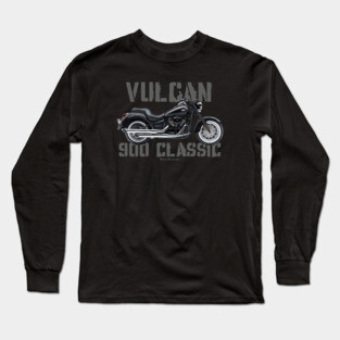 Kawasaki Vulcan 900 Classic 19 gray, sw Long Sleeve T-Shirt