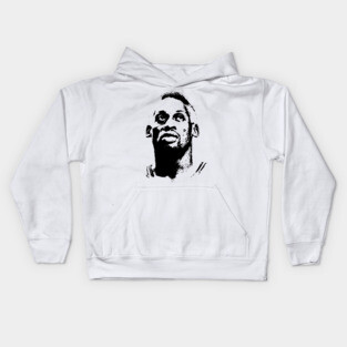 Dennis Rodman Portrait Kids Hoodie