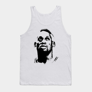 Dennis Rodman Portrait Tank Top
