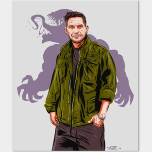 Tom Hardy - An illustration by Paul Cemmick Posters and Art