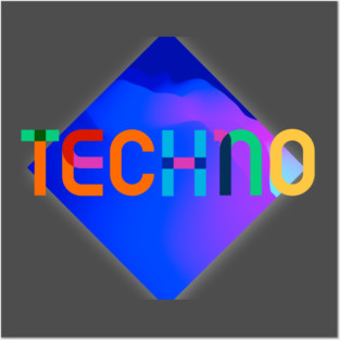 Techno Posters and Art